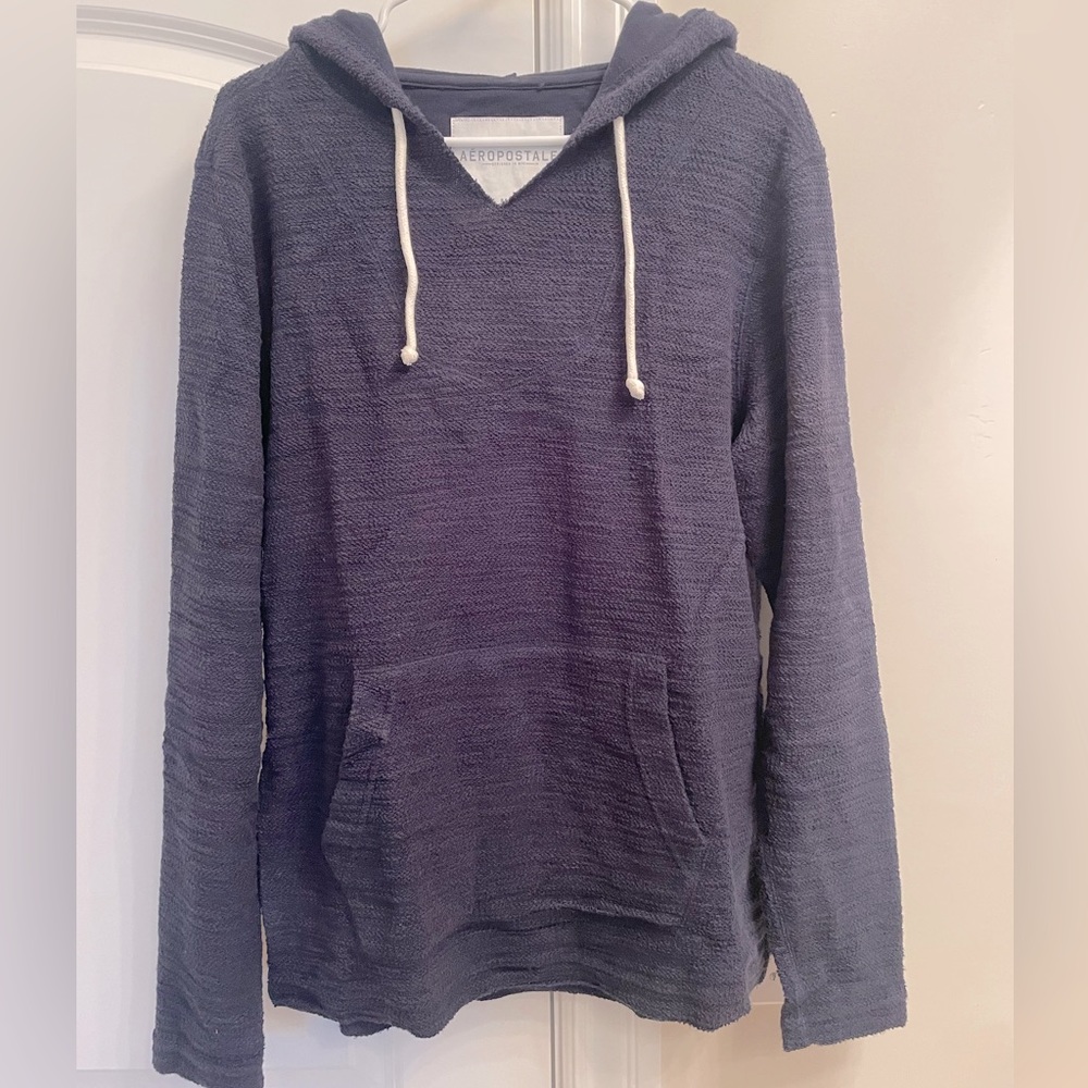 Dark blue beach bum v-neck sweater